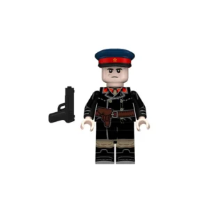 Soviet NKVD Junior Lieutenant WWII - Custom Printed Brick Block Figure Soviet Nkvd Junior Lieutenant Wwii Custom Printed Brick Block Figure