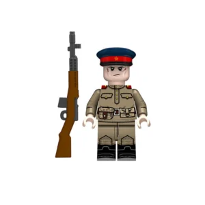 Soviet NKVD Private Enlisted Soldier WWII - Custom Printed Brick Block Figure Soviet Nkvd Private Enlisted Soldier Wwii Custom Printed Brick Block Figure