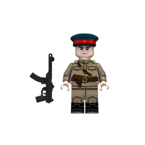 Soviet NKVD Staff Officer Major WWII - Custom Printed Brick Block Figure Soviet Nkvd Staff Officer Major Wwii Custom Printed Brick Block Figure