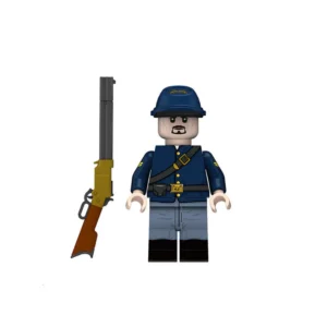 Union Army Cavalry Corporal (Cpl. Cav.) American Civil War - Custom Printed Brick Block Figure Union Army Cavalry Corporal (cpl. Cav.) American Civil War Custom Printed Brick Block Figure