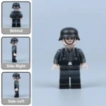 Wehrmacht Artillery Artilleryman Artillerist Soldier (WWII) - Custom Printed Brick Block Figure