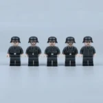 Wehrmacht Artillery Gun Crew Squad (WWII) - Custom Printed Brick Block Figure