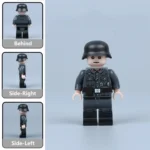 Wehrmacht Artillery Officer / NCO (Artillerie Offizier / Unteroffizier) (WWII) - Custom Printed Brick Block Figure