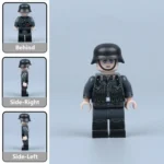 Wehrmacht Artilleryman Soldier Artillerist (WWII) - Custom Printed Brick Block Figure