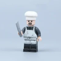 Wehrmacht Field Kitchen Butcher Cook (WWII) - Custom Printed Brick Block Figure Wehrmacht Field Kitchen Butcher Cook (wwii) Custom Printed Brick Block Figure