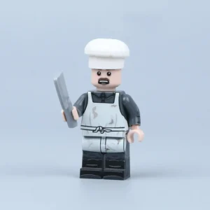 Wehrmacht Field Kitchen Butcher Cook (WWII) - Custom Printed Brick Block Figure Wehrmacht Field Kitchen Butcher Cook (wwii) Custom Printed Brick Block Figure