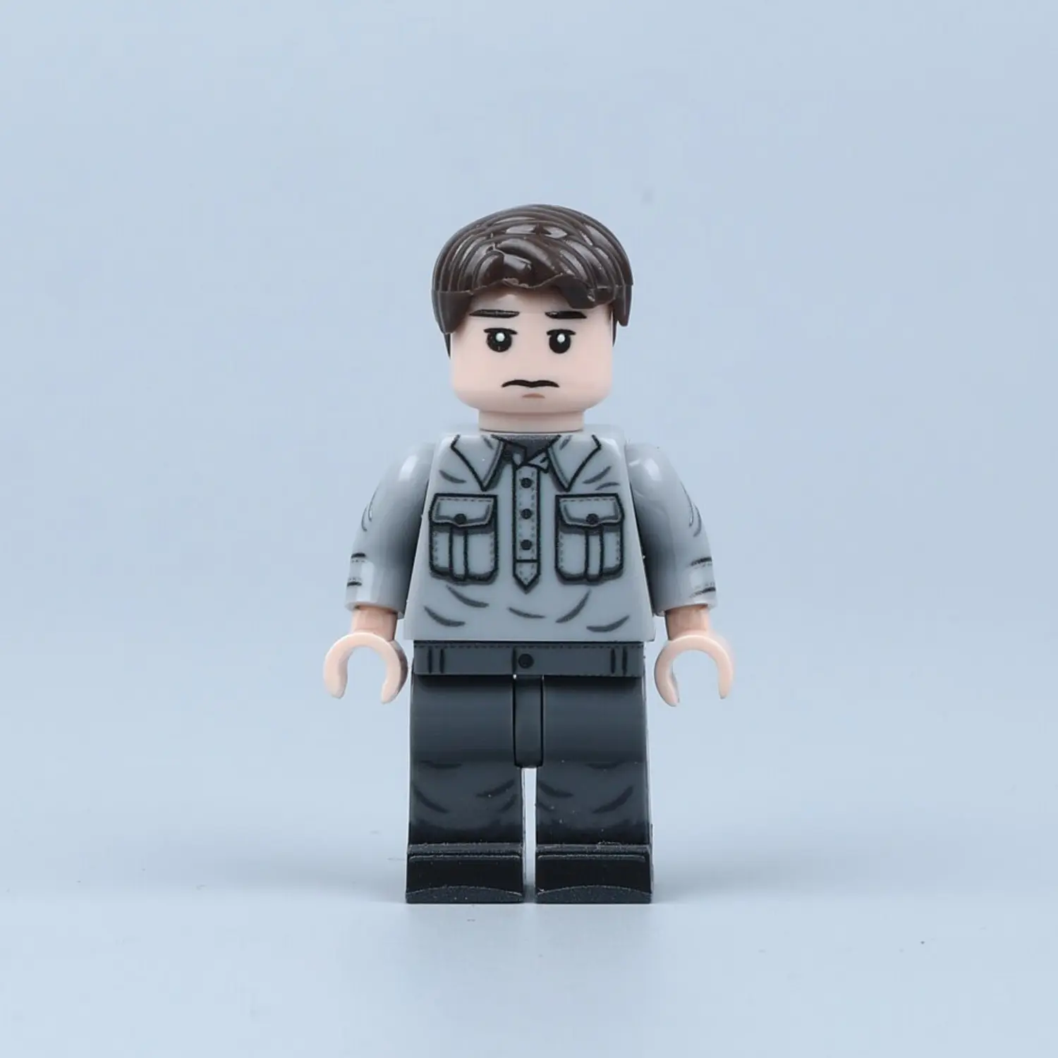 Wehrmacht Field Kitchen Crew Support Fatigue Duty Soldier in Untucked Loose Shirt (WWII) - Custom Printed Brick Block Figure Wehrmacht Field Kitchen Crew Support Fatigue Duty Soldier In Untucked Loose Shirt (wwii) Custom Printed Brick Block Figure
