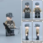 Wehrmacht Gebirgsjäger Assault Infantryman (WWII) - Custom Printed Brick Block Figure