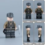 Wehrmacht Gebirgsjäger Officer / NCO (WWII) - Custom Printed Brick Block Figure