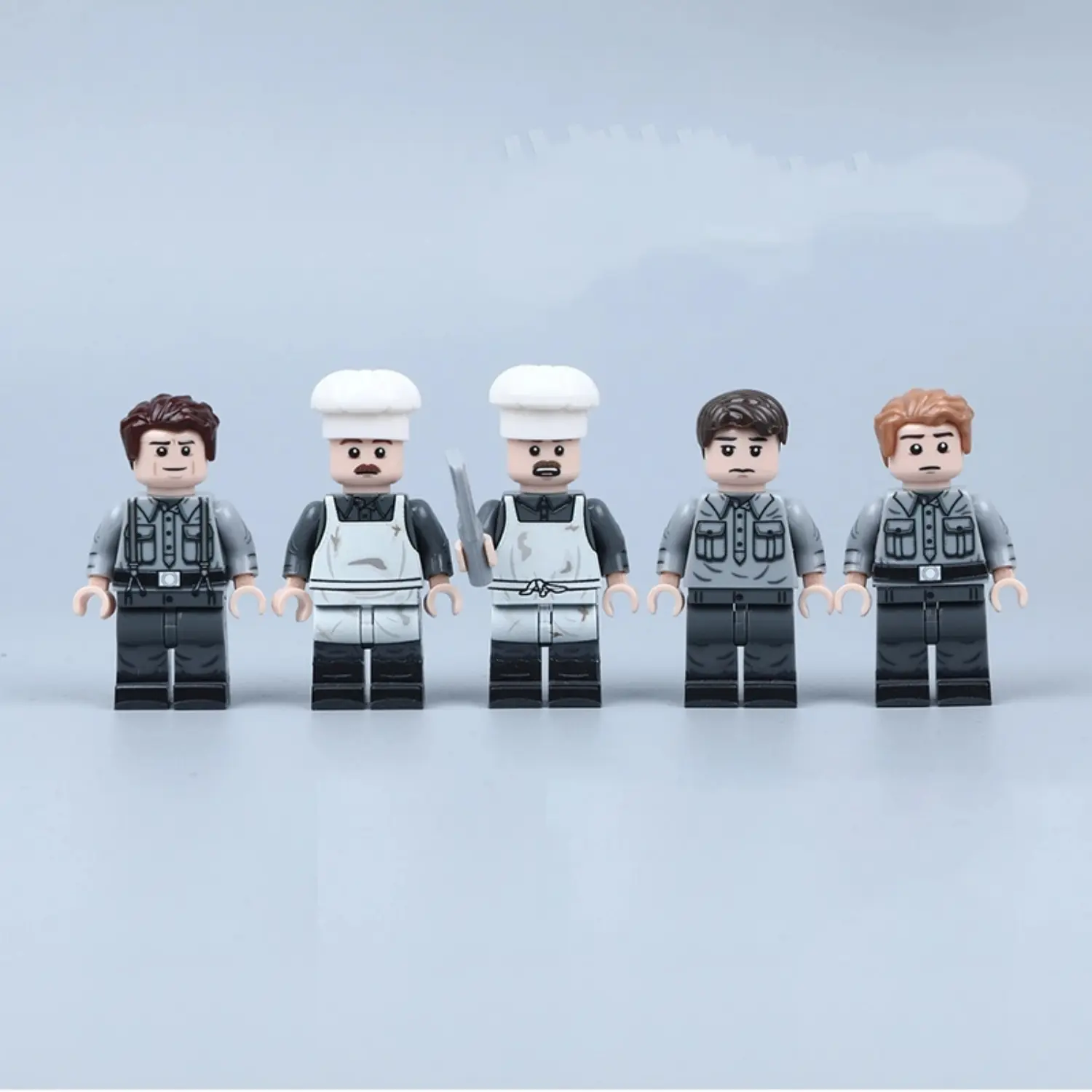 Wehrmacht Logistics and Field Kitchen Crew Squad WWII - Custom Printed Brick Block Figure Wehrmacht Logistics And Field Kitchen Crew Squad Wwii Custom Printed Brick Block Figure