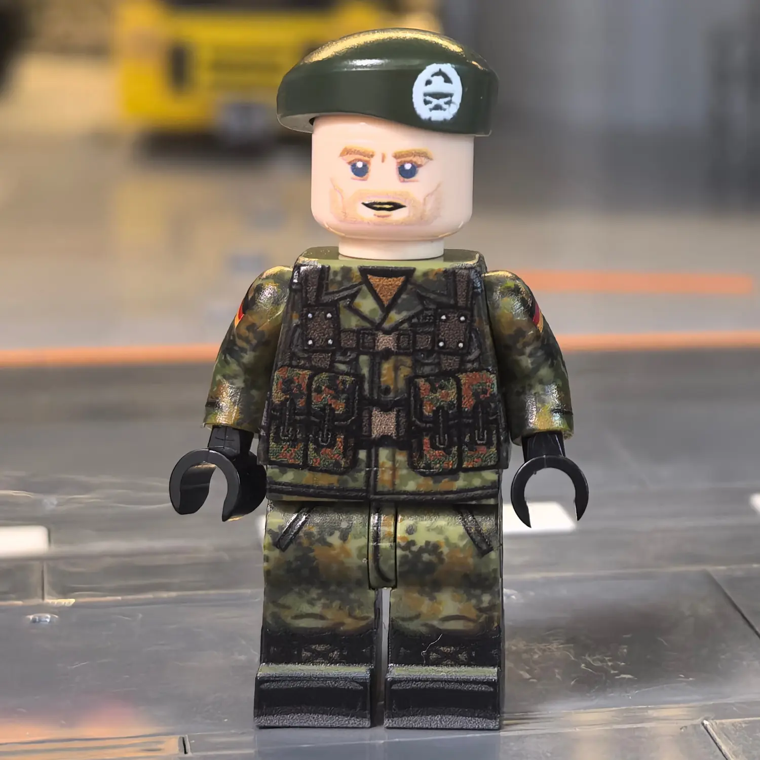 West German Bundeswehr Grenadier (Flecktarn Variant) Late Cold War - Custom Printed Brick Block Figure West German Bundeswehr Grenadier (flecktarn Variant) Late Cold War Custom Printed Brick Block Figure