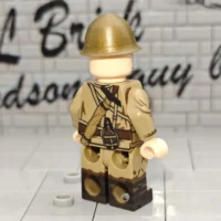 the back of Imperial Japanese Army Knee Mortar IJA Type 89 Grenade Discharger Gunner WWII - Custom Printed Brick Block Figure The Back Of Imperial Japanese Army Knee Mortar Ija Type 89 Grenade Discharger Gunner Wwii Custom Printed Brick Block Figure