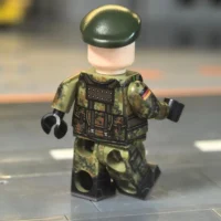 the back of West German Bundeswehr Grenadier (Flecktarn Variant) Late Cold War - Custom Printed Brick Block Figure The Back Of West German Bundeswehr Grenadier (flecktarn Variant) Late Cold War Custom Printed Brick Block Figure