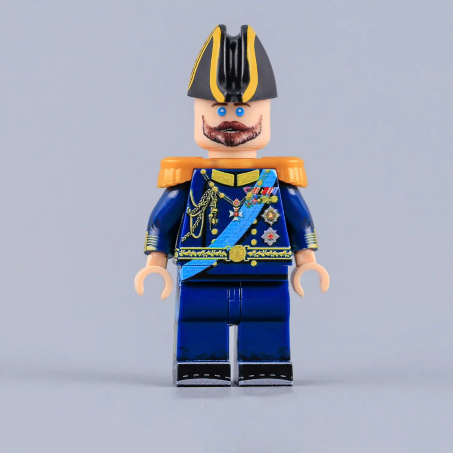 The Front Of King George V Of The United Kingdom Royal Ceremonial Dress Wwi Custom Printed Brick Block Figure