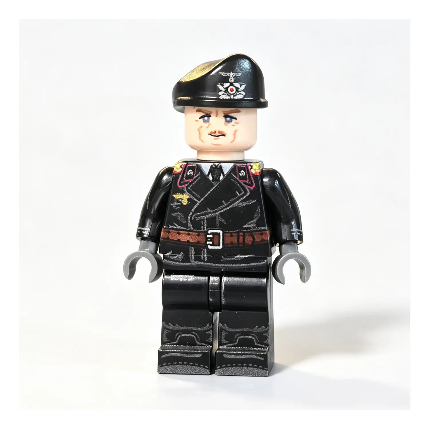 the front of WWII German Panzer General Heinz Guderian - Custom Printed Brick Block Figure The Front Of Wwii German Panzer General Heinz Guderian Custom Printed Brick Block Figure