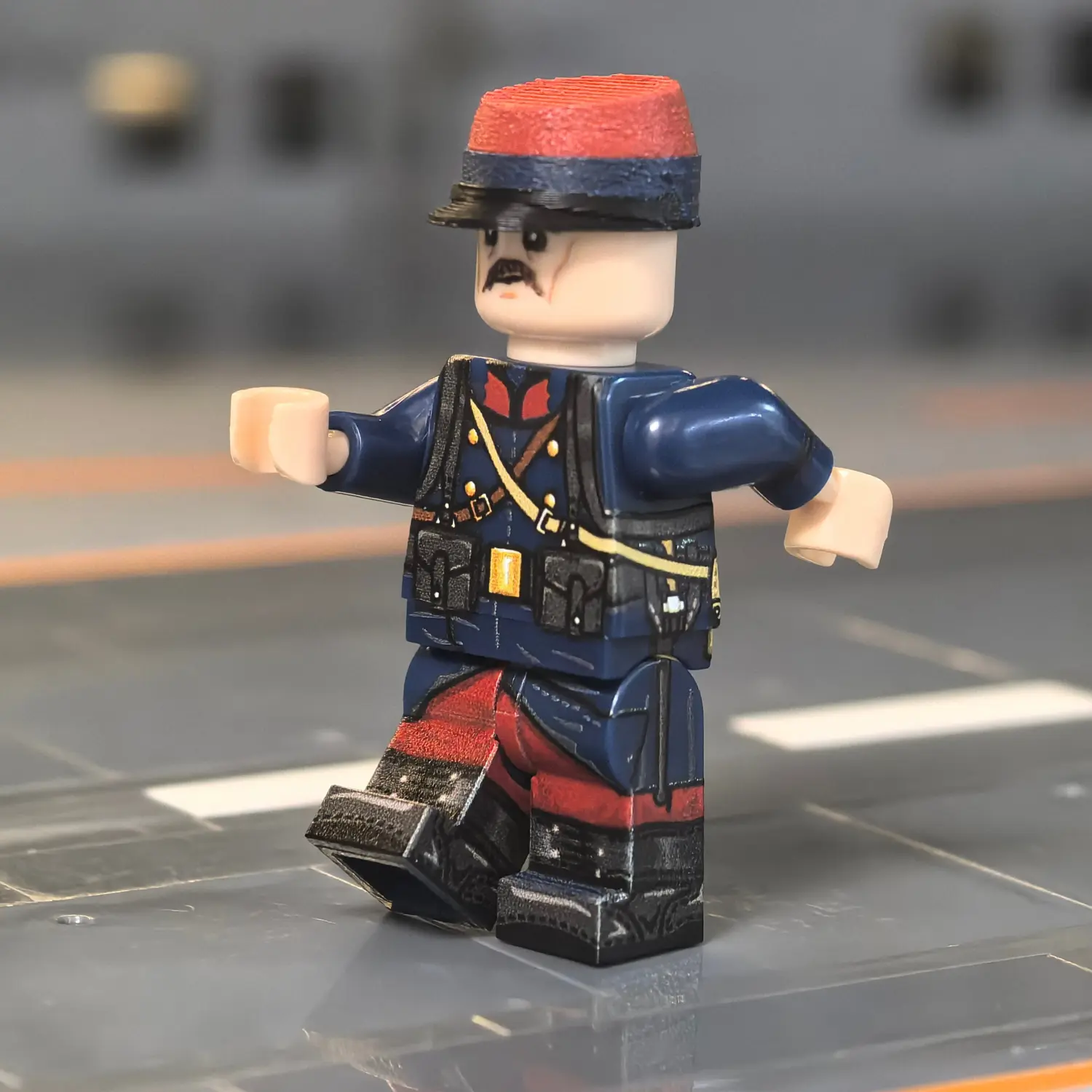 The Left Of French Marne Infantryman Ww1 Custom Printed Brick Block Figure