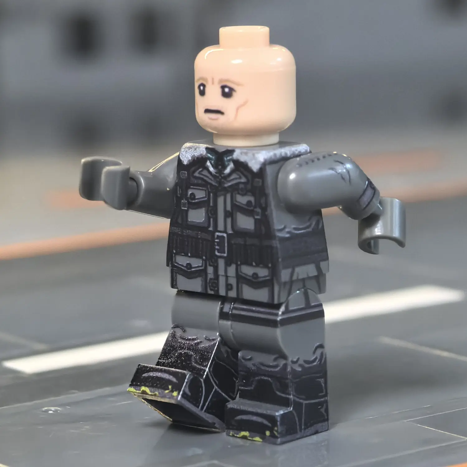 The Left Side Of Major Erwin König (enemy At The Gates) (stalingrad Winter Variant) German Elite Sniper Wwii Custom Printed Brick Block Figure
