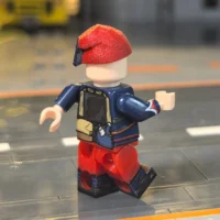 The Right Back Of French 2nd Zouave Regiment Infantryman (early Wwi Late 19th Century) Custom Printed Brick Block Figure
