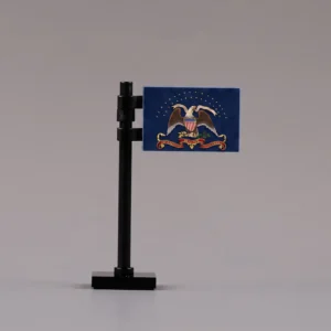 20th Maine Volunteer Infantry Regiment Flag Assembly (American Civil War) - Custom 3D Printed Miniature Accessory Parts Pieces for Brick Block Figures 20th Maine Volunteer Infantry Regiment Flag Assembly (american Civil War) Custom 3d Printed Miniature Accessory Parts Pieces For Brick Block Figures