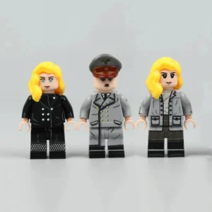 Adolf Hitler & Eva Braun Winter Coat Collection - Custom Printed Brick Block Figure Adolf Hitler & Eva Braun Winter Coat Collection Custom Printed Brick Block Figure