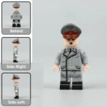 17Adolf Hitler Grey Greatcoat Edition - Custom Printed Brick Block Figure