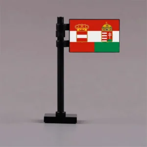 Civil Ensign of Austria-Hungary Assembly - Custom 3D Printed Miniature Accessory Parts Pieces for Brick Block Figures Civil Ensign Of Austria Hungary Assembly Custom 3d Printed Miniature Accessory Parts Pieces For Brick Block Figures