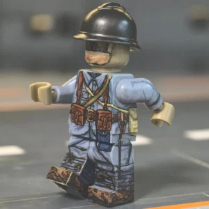 French Army Grenadier (Battle of Verdun, WWI) - Custom Printed Brick Block Figure French Army Grenadier (battle Of Verdun, Wwi) Custom Printed Brick Block Figure