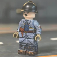 French Army Medic (battle Of Verdun, Wwi) Custom Printed Brick Block Figure