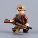 French Mountain Infantry Alpine Troop (Winter Gear Variant) WW2 - Custom Printed Brick Block Figure