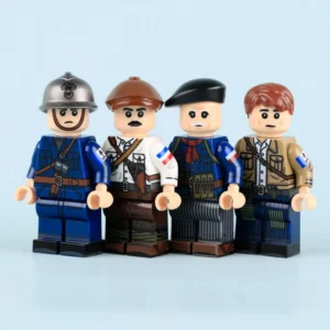 French Resistance (Forces of the Interior) WW2 - Custom Printed Brick Block Figure French Resistance (forces Of The Interior) Ww2 Custom Printed Brick Block Figure