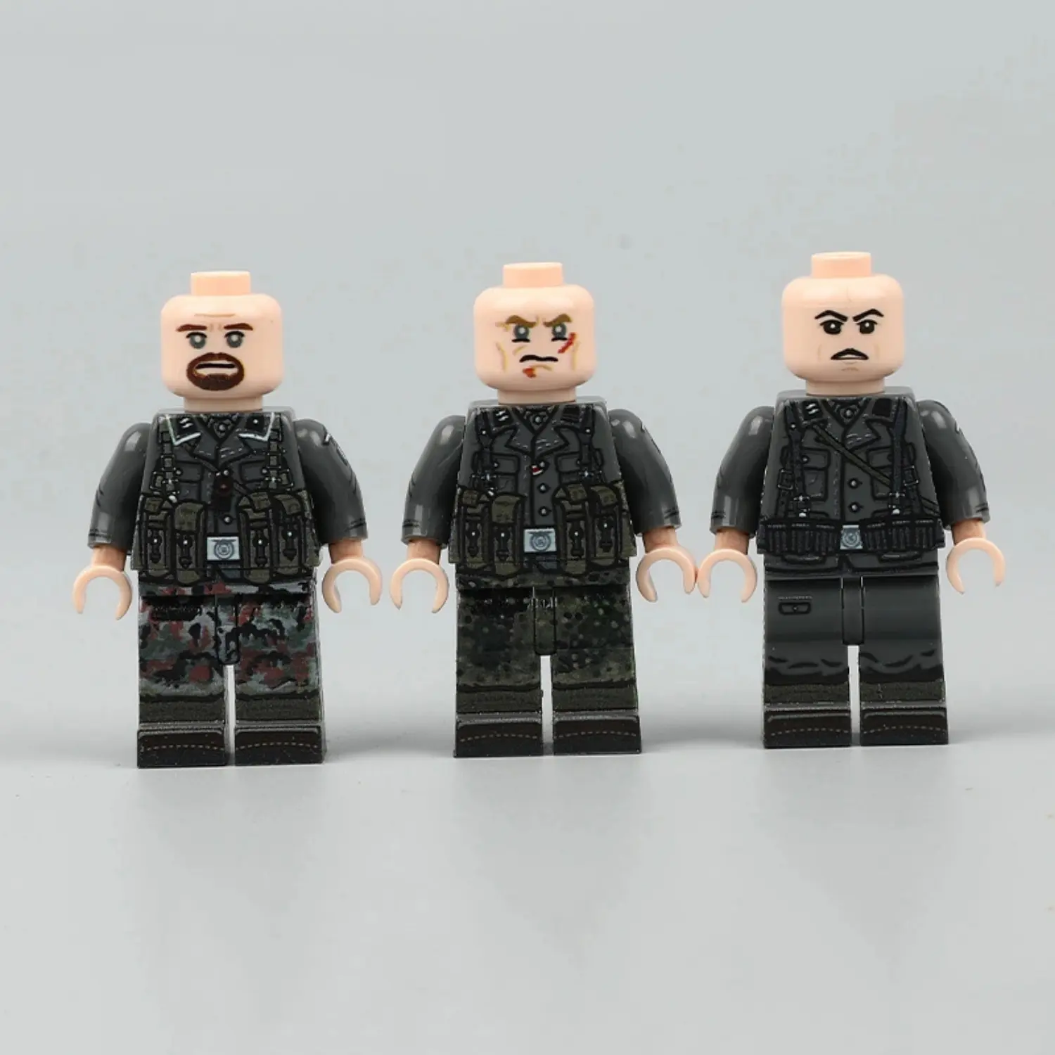French Volunteer SS Infantry (Charlemagne Division) - Custom Printed Brick Block Figure French Volunteer Ss Infantry (charlemagne Division) Custom Printed Brick Block Figure