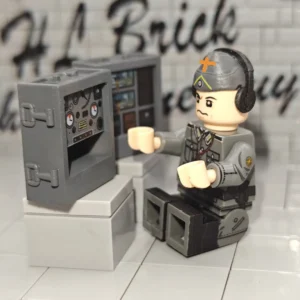 German Battalion Regiment Communications Sergeant (Radio Operator Funker) with Field Radio Set (WWII) - Custom Printed Brick Block Figure German Battalion Regiment Communications Sergeant (radio Operator Funker) With Field Radio Set (wwii) Custom Printed Brick Block Figure
