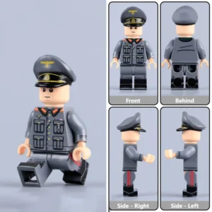 German Colonel General Alfred Jodl (OKW) WW2 - Custom Printed Brick Block Figure German Colonel General Alfred Jodl (okw) Ww2 Custom Printed Brick Block Figure