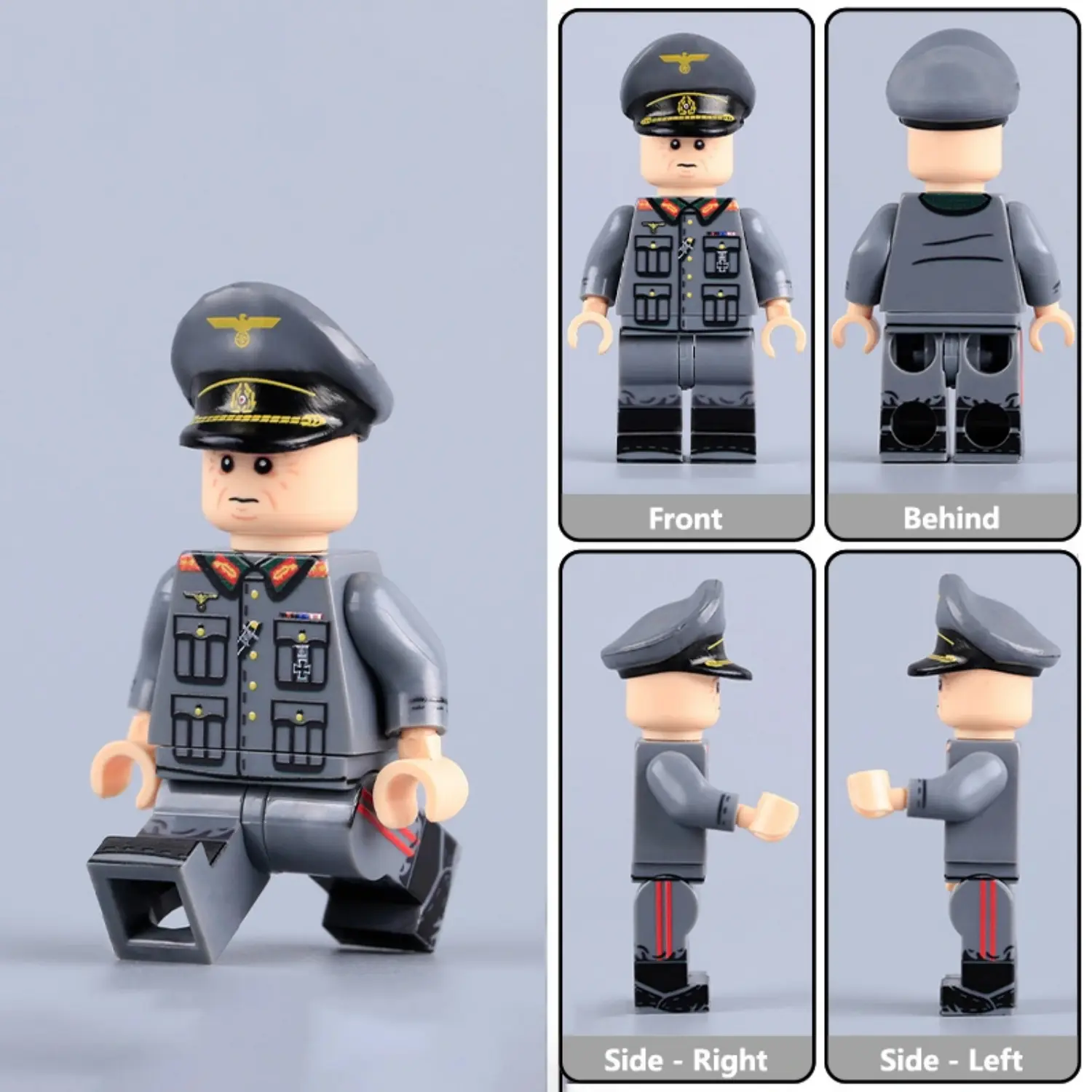 German Colonel General Alfred Jodl (okw) Ww2 Custom Printed Brick Block Figure