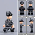 German Commander Josef Dietrich (Field Grey Uniform) WW2 - Custom Printed Brick Block Figure