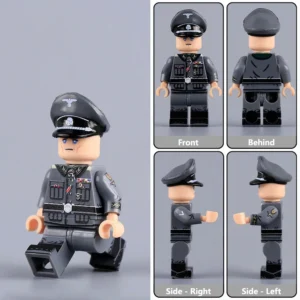German Commander Josef Dietrich (Field Grey Uniform) WW2 - Custom Printed Brick Block Figure German Commander Josef Dietrich (field Grey Uniform) Ww2 Custom Printed Brick Block Figure