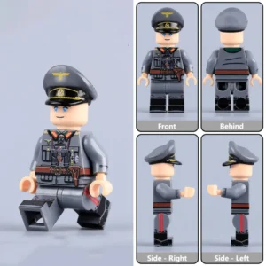 German Field Marshal Walter Model WW2 - Custom Printed Brick Block Figure German Field Marshal Walter Model Ww2 Custom Printed Brick Block Figure