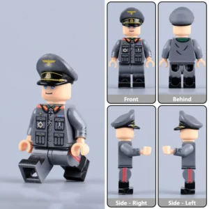 German General of the Infantry Hans Krebs WWII - Custom Printed Brick Block Figure German General Of The Infantry Hans Krebs Wwii Custom Printed Brick Block Figure