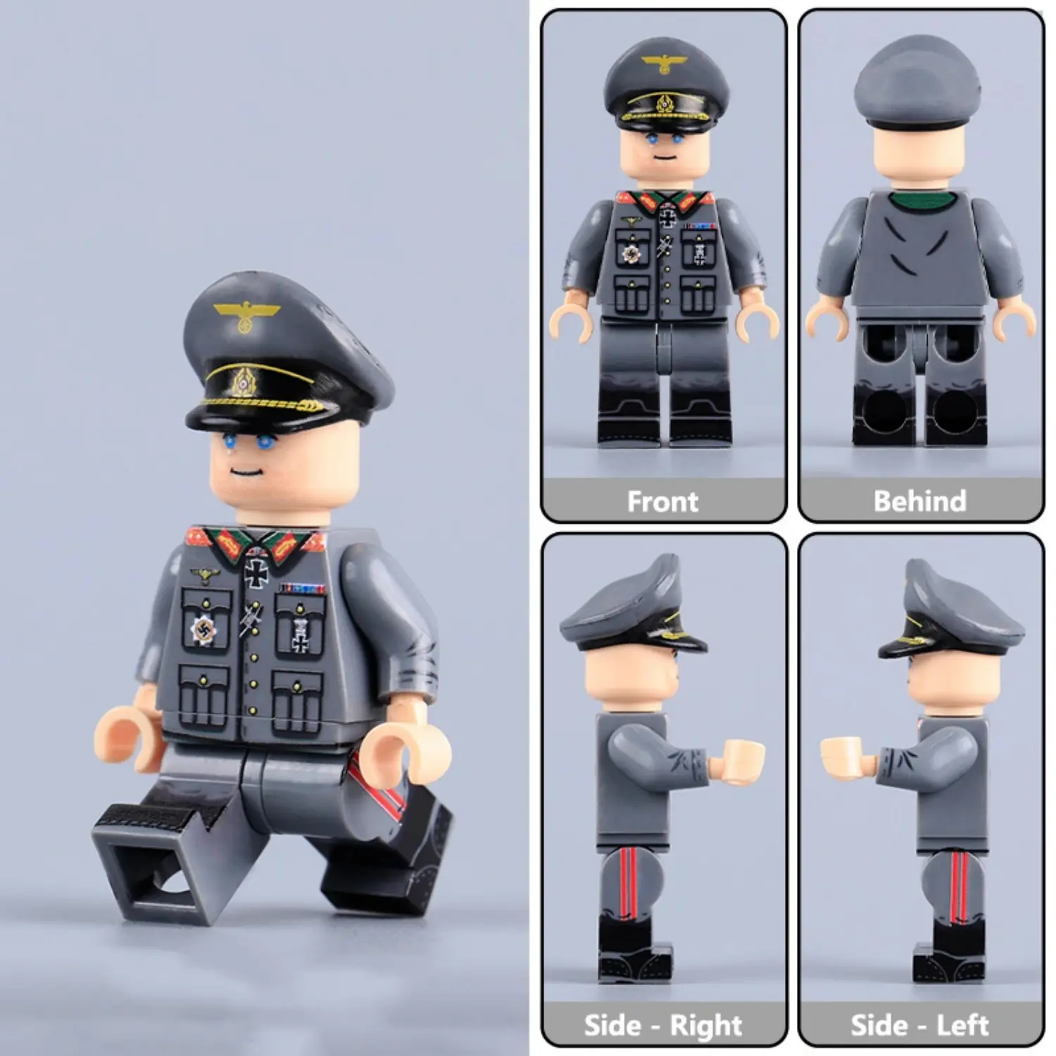 German General Of The Infantry Hans Krebs Wwii Custom Printed Brick Block Figure
