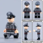 German Major Otto Ernst Remer WW2 - Custom Printed Brick Block Figure