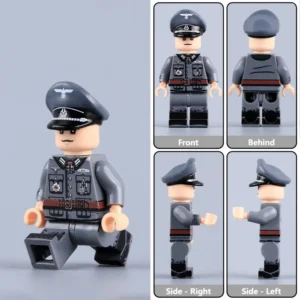 German Major Otto Ernst Remer WW2 - Custom Printed Brick Block Figure German Major Otto Ernst Remer Ww2 Custom Printed Brick Block Figure