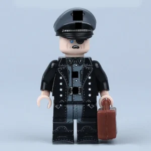 German Officer (Eyepatch & Briefcase Variant) (WWII) - Custom Printed Brick Block Figure 2 German Officer (eyepatch & Briefcase Variant) (wwii) Custom Printed Brick Block Figure 2