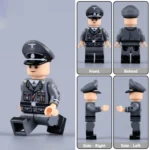German Official Ernst Kaltenbrunner WWII - Custom Printed Brick Block Figure