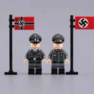 German Officials Ernst Kaltenbrunner & Hans Krebs WWII - Custom Printed Brick Block Figure with national flag of Nazi Germany Swastika Flag and Reichskriegsflagge, the War Flag of Nazi Germany German Officials Ernst Kaltenbrunner & Hans Krebs Wwii Custom Printed Brick Block Figure With National Flag Of Nazi Germany Swastika Flag And Reichskriegsflagge, The War Flag Of Nazi Germany