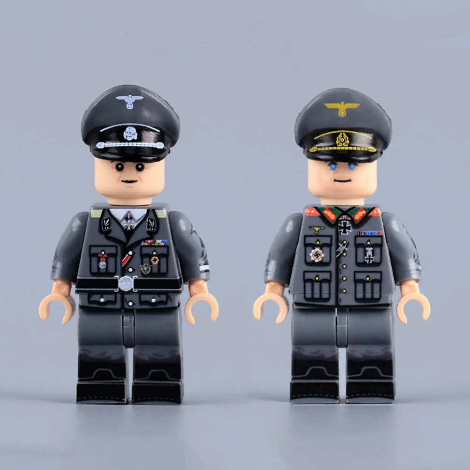German Officials Ernst Kaltenbrunner & Hans Krebs Wwii Custom Printed Brick Block Figure