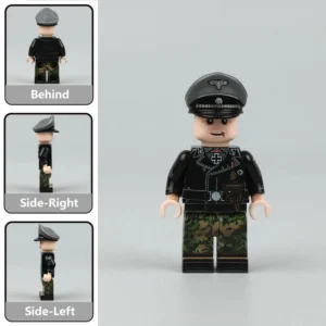 German Waffen-SS Panzer Officer (Bloody Lip) (WWII) - Custom Printed Brick Block Figure German Waffen Ss Panzer Officer (bloody Lip) (wwii) Custom Printed Brick Block Figure