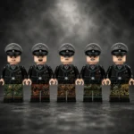 German Waffen-SS Panzer Officer Series (WWII) - Custom Printed Brick Block Figure