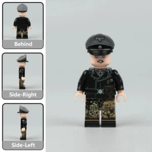 German Waffen-SS Panzer Officer (Shouting) (WWII) - Custom Printed Brick Block Figure German Waffen Ss Panzer Officer (shouting) (wwii) Custom Printed Brick Block Figure
