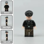 German Waffen-SS Panzer Officer (WWII) - Custom Printed Brick Block Figure