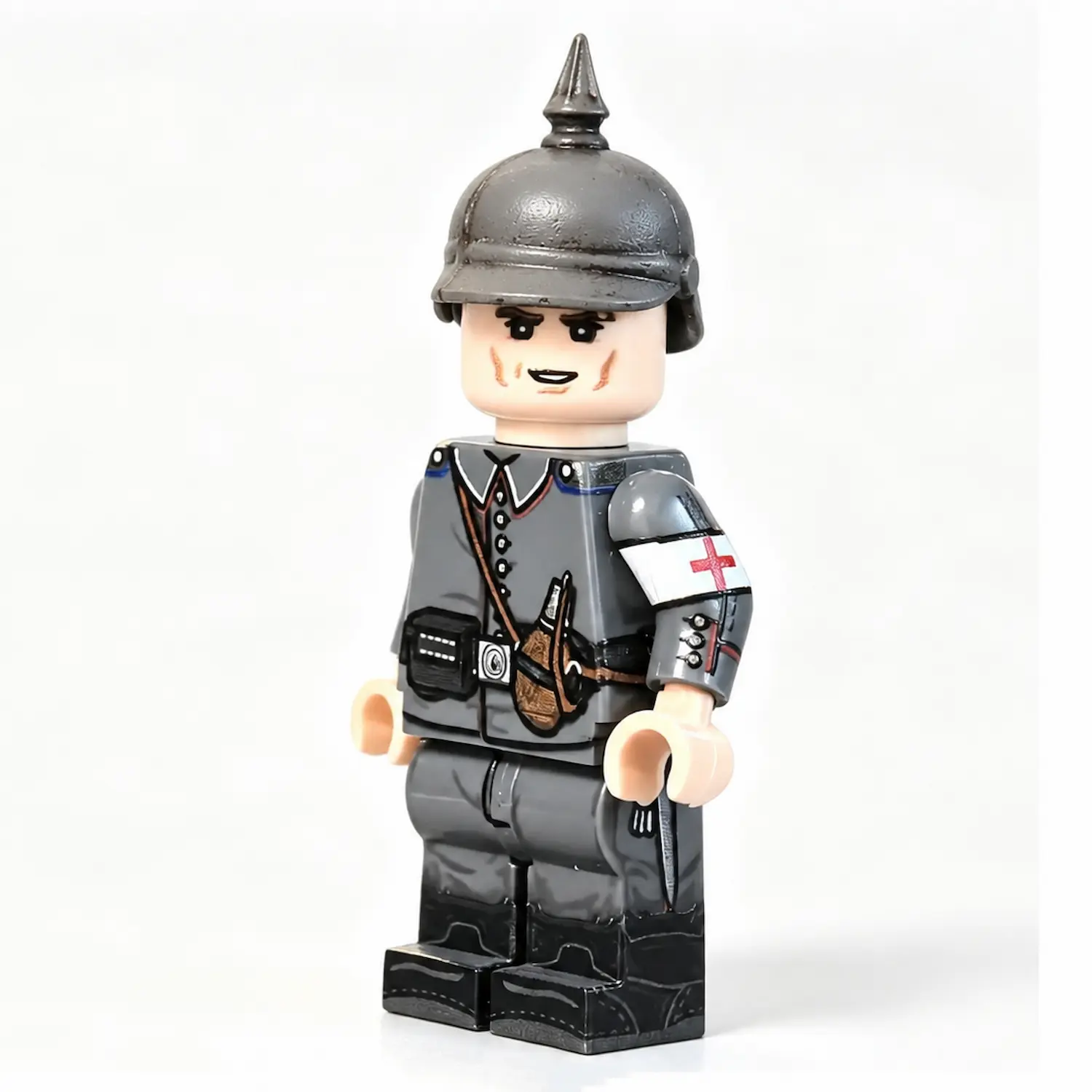 Imperial German Combat Medic (early War) Wwi Custom Printed Brick Block Figure